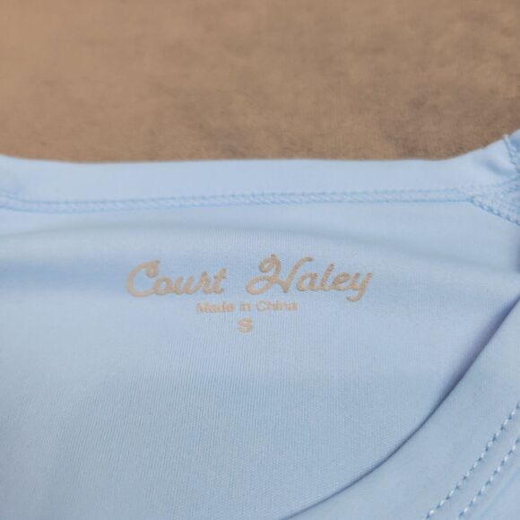 Pickleball Graphic Light Blue T-Shirt Small By Court Haley Made Of 100%... - Picture 2 of 7
